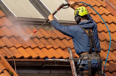 Démoussage et hydrofuge de toiture à Laning